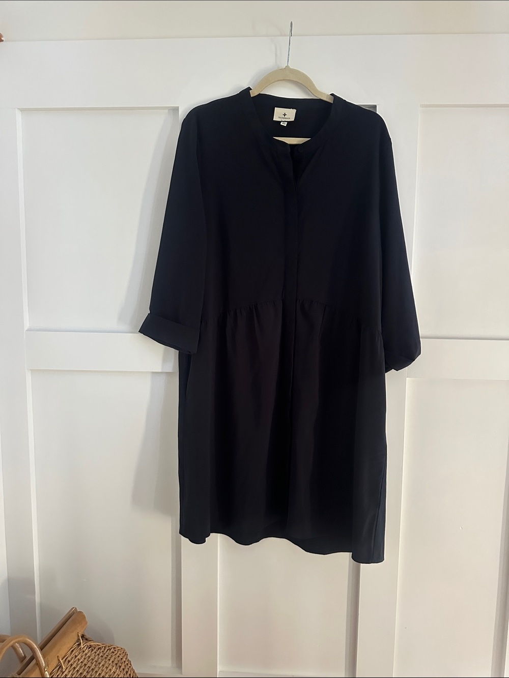Classic Navy Tunic Dress with Relaxed Fit